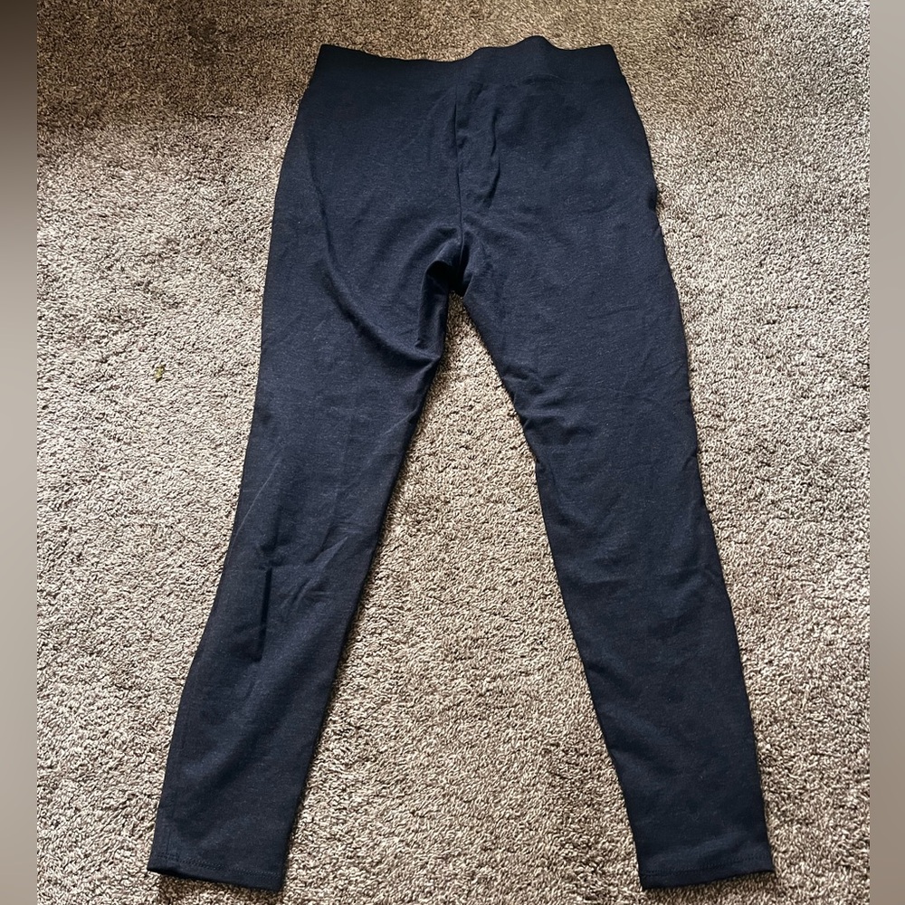 Faded Glory Ponte Leggings - Dark Navy